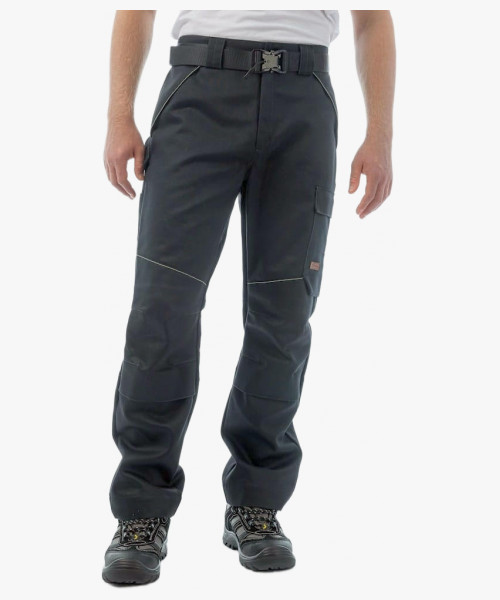 Брюки сварщика 2 класса Brodeks FS 38-02, цвет чёрный