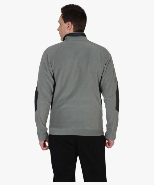 Куртка флисовая СИРИУС-АКТИВ серая отделка черная