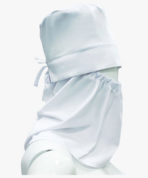 Подшлемник балаклава ХАССП с пелериной (тк.Оптима), белый