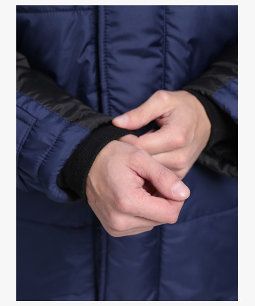 Куртка зимняя Европа (Дюспо), темно-синий/черный