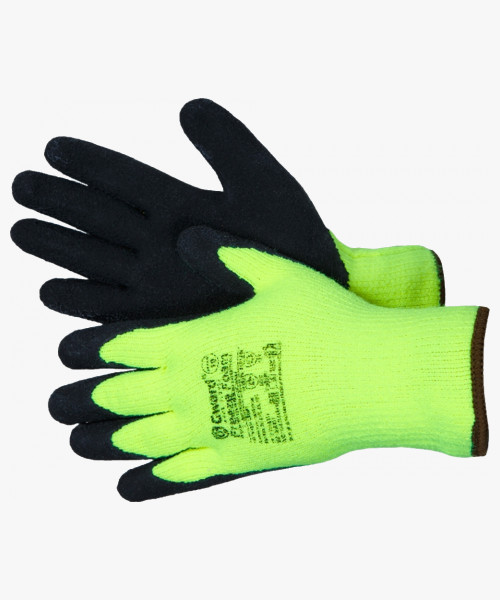 Перчатки Gward Freeze Foam из акриловой пряжи с начесом + вспенен. латекс, L5004