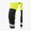 Брюки сигнальные женские Brodeks KS319, цвет жёлтый, чёрный