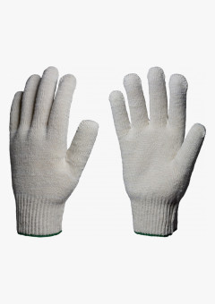 Перчатки х/б 10кл. ЛЮКС 42-44гр. 150текс, белые