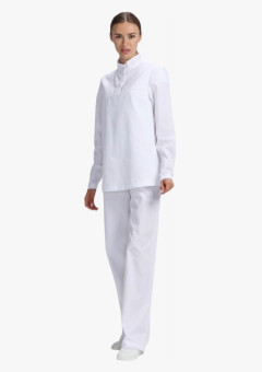 Костюм женский ХАССП-Стандарт NEW (тк.Смесовая,160), белый