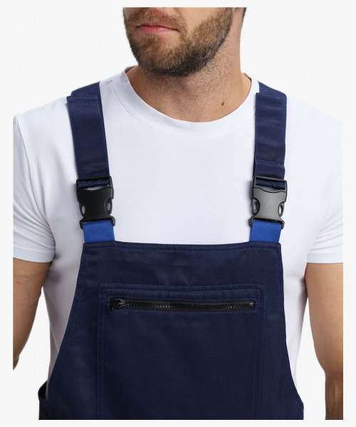 Костюм Нейч-2 СОП с капюшоном (тк.Смесовая,210) п/к, т.синий/васильковый