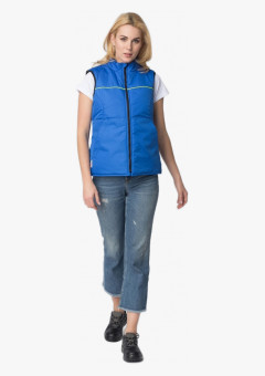Жилет утепленный женский PROFLINE BASE (Дюспо), васильковый