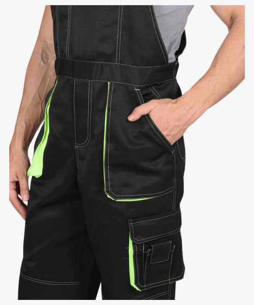 Полукомбинезон мужской СИРИУС-CROWN чёрный