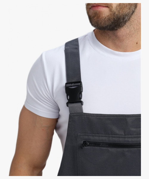 Костюм Нейч-2 СОП с капюшоном (тк.Смесовая,210) п/к, т.серый/св.серый