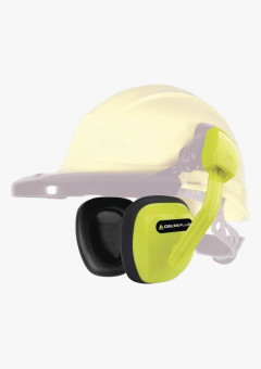 Наушники DeltaPlus SUZUKA 2 (24дБ) с креплением на каску, флуоресцентно-желтые