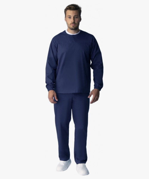 Костюм мужской ХАССП-Стандарт (тк.Оптима,160), т.синий