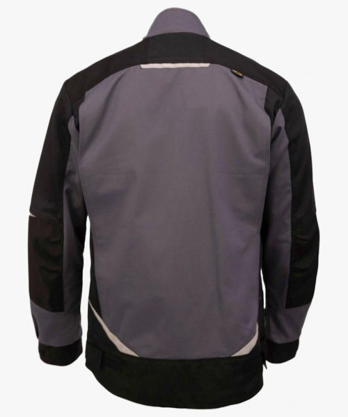 Куртка летняя мужская Brodeks KS202-C, 100% ХБ, цвет графит серый, чёрный