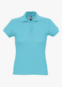 Рубашка поло женская Passion 170, бирюзовый