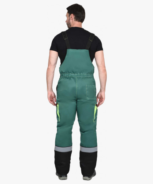 Костюм мужской зимний СИРИУС-ТИТАН куртка дл., полукомбинезон, зелёный