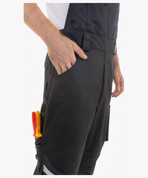 Полукомбинезон летний мужской Brodeks KS402, цвет чёрный