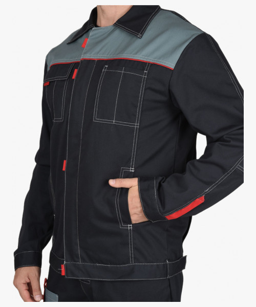 Костюм СИРИУС-ФАВОРИТ куртка, полукомбинезон, 100% х/б, пл. 270 г/кв.м