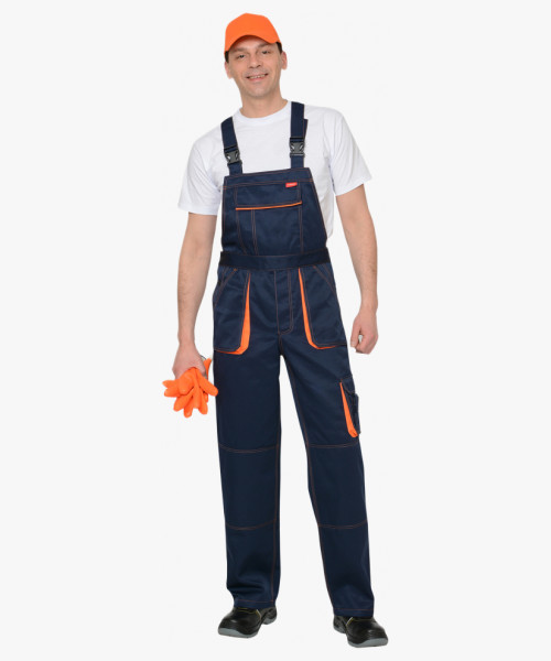 Полукомбинезон мужской СИРИУС-CROWN синий