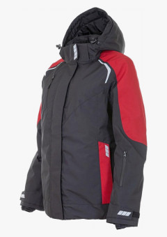 Куртка женская зимняя Brodeks KW 208, цвет чёрный, красный