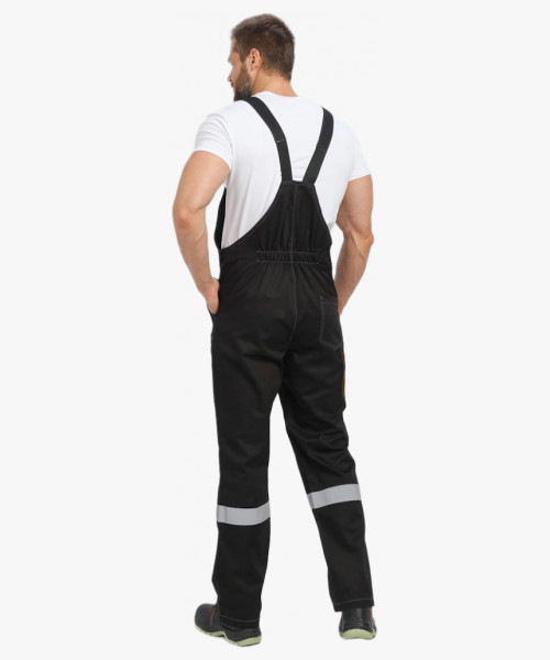 Костюм Виват-2 Премиум CH МВО (тк.Смесовая,240) п/к, черный/оранжевый