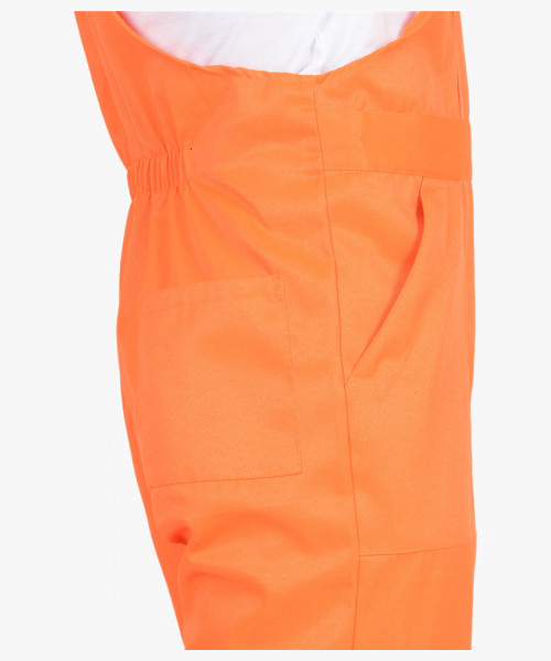 Костюм мужской летний СИРИУС-МАГИСТРАЛЬ-СПЕЦИАЛИСТ куртка, полукомбинезон, оранжевый с синим и СОП