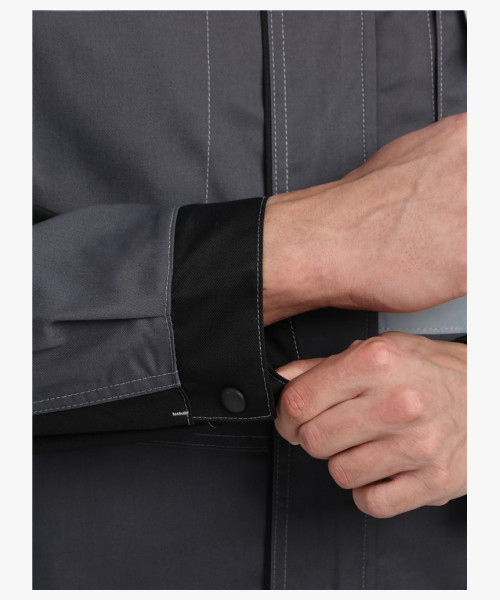 Костюм Виват-2 Премиум CH МВО (тк.Смесовая,240) п/к, т.серый/черный/св.серый