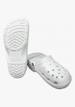 Сабо с ремешком и перфорацией мужские ЭВА Step, белый