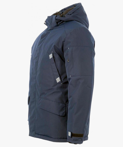 Куртка-парка зимняя мужская Brodeks KW204, цвет синий