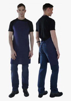 Фартук с грудкой (тк.Диагональ), т.синий