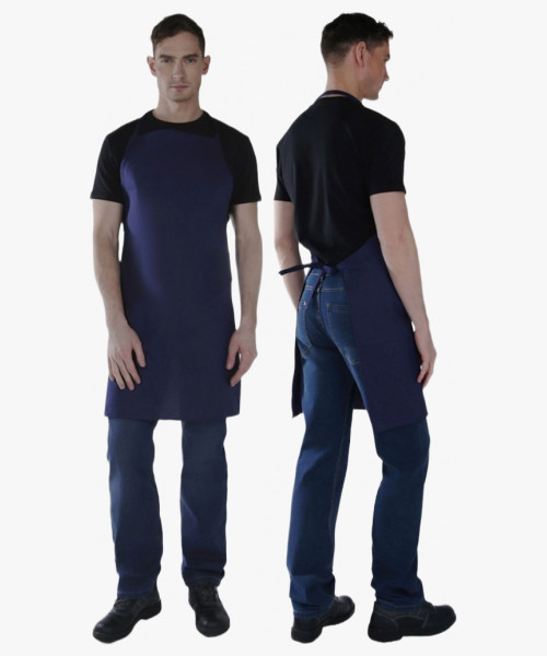 Фартук с грудкой (тк.Диагональ), т.синий