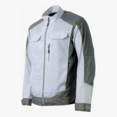 Куртка летняя мужская Brodeks KS202, цвет белый, серый