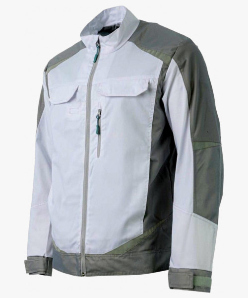 Куртка летняя мужская Brodeks KS202, цвет белый, серый