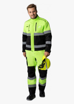 Куртка дорожник сигнальный (тк.Балтекс,210), лимонный/черный