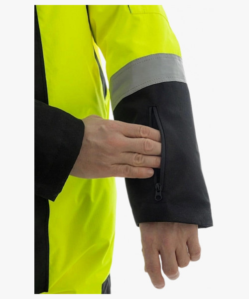 Комбинезон зимний мужской Brodeks KW505, цвет жёлтый, чёрный