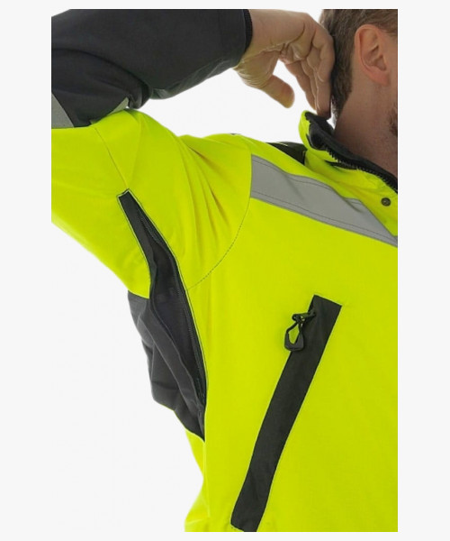 Комбинезон зимний мужской Brodeks KW505, цвет жёлтый, чёрный