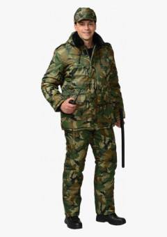 Костюм СИРИУС-БЕЗОПАСНОСТЬ зимний: куртка дл., п/комб. КМФ Нато