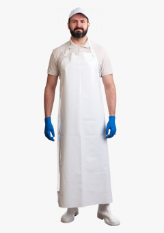 Фартук ЛАРИПОЛ полиуретановый уплотненный (90х130) белый (ФАР013)