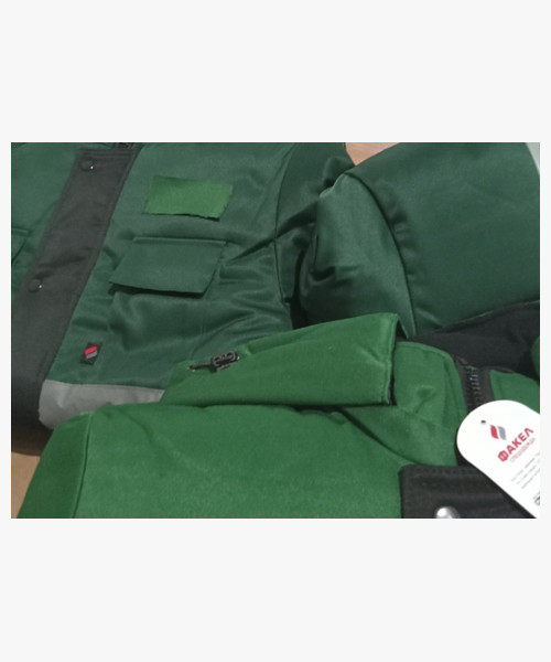 Костюм зимний Нордхард-2 СОП (тк.Смесовая,250) п/к, черный/зеленый