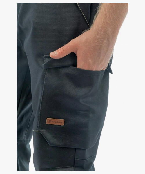 Брюки сварщика 2 класса Brodeks FS 38-02, цвет чёрный