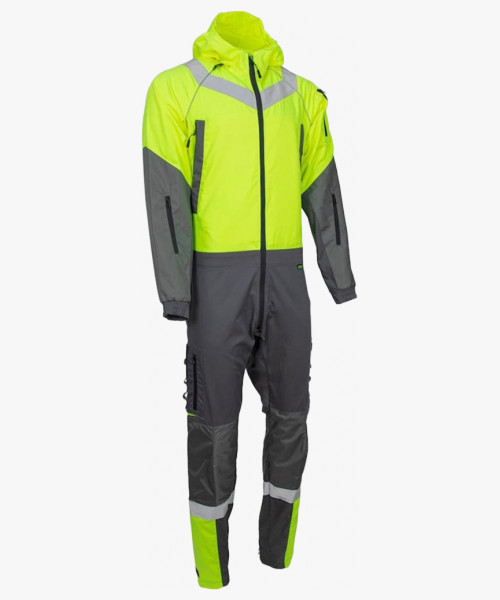 Комбинезон летний мужской Brodeks KS503, цвет жёлтый, серый