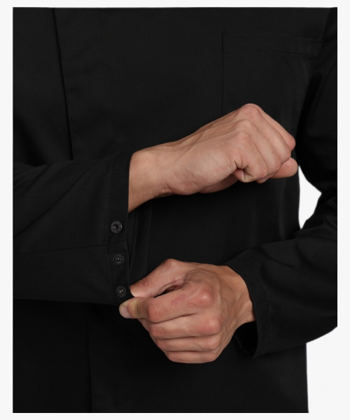 Китель повара Гастро (тк.Смесовая,160), черный