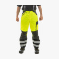 Брюки сигнальные зимние Brodeks KW308, цвет жёлтый, чёрный