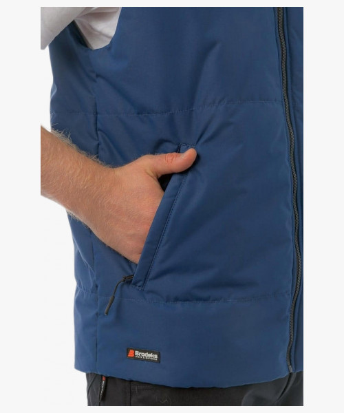 Жилет утеплённый Brodeks KW112, цвет синий