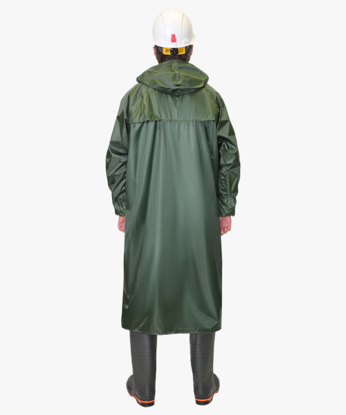 Плащ влагозащитный SIRIUS Стандарт (210 гр/м2) зеленый (ЧЗ)
