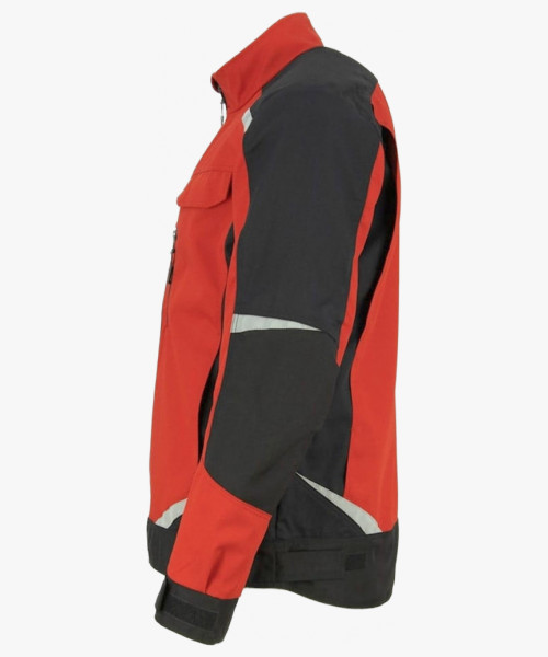 Куртка летняя мужская Brodeks KS202, цвет красный, чёрный