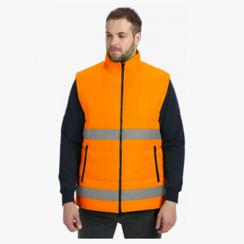 Жилет утепленный сигнальный Ярксион СОП (тк.OxLine,90), оранжевый