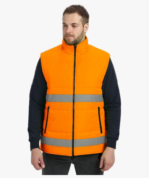 Жилет утепленный сигнальный Ярксион СОП (тк.OxLine,90), оранжевый