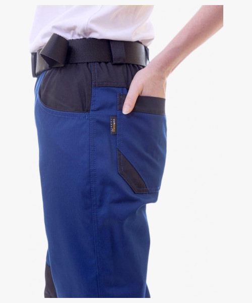 Брюки рабочие женские Brodeks KS328, цвет синий, чёрный