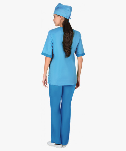 Костюм СИРИУС-СОФИЯ женский светло-голубой с синим