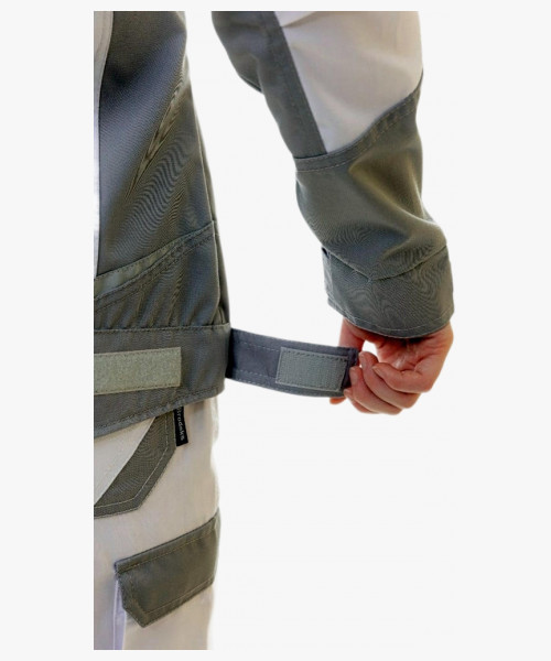 Куртка рабочая женская Brodeks KS228, цвет белый, серый