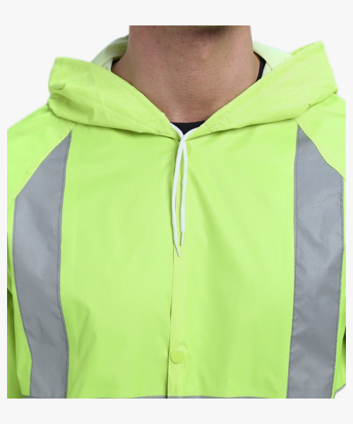 Плащ влагозащитный сигнальный ProfLineBase СОП (ПВХ,180), желтый