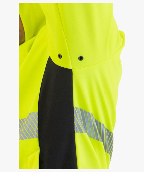 Куртка сигнальная софтшелл Brodeks KS227, цвет жёлтый, чёрный